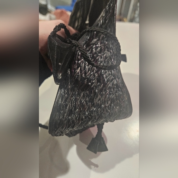 STUART WEITZMAN Vintage Black Espadrilles lace up Heel Wedges. Size 7 - Picture 14 of 16